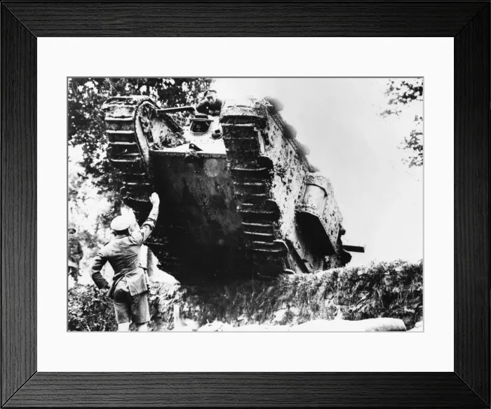 Framed Print : A tank in 1917 Framed Print : A tank in 1917
