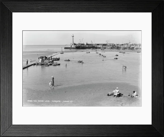 Framed Print : The Canoe Lake, Margate Framed Print : The Canoe Lake, Margate