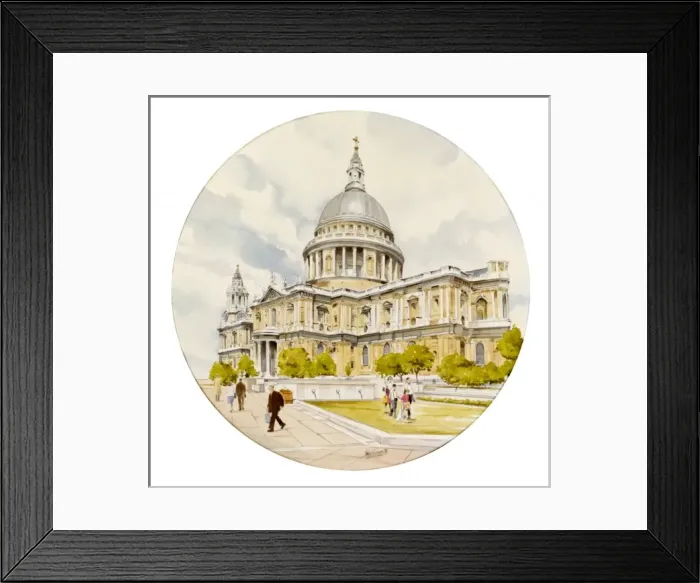 Framed Print : St Pauls Cathedral - London Framed Print : St Pauls Cathedral - London