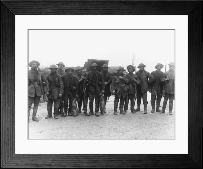 Framed Print : British troops 1916 Framed Print : British troops 1916