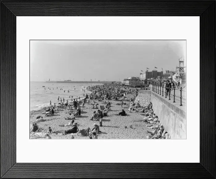 Framed Print : Busy Day at Ramsgate Sands