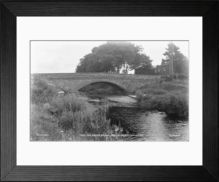 Framed Print : The Border Bridge at Gretna Green Framed Print : The Border Bridge at Gretna Green