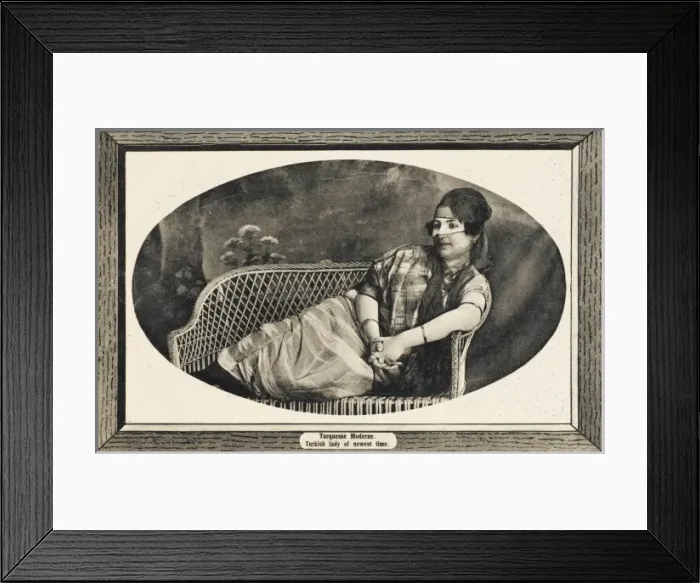 Framed Print : A Modern Turkish Lady Framed Print : A Modern Turkish Lady