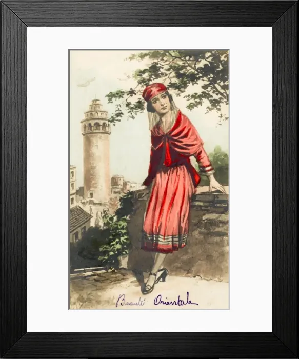 Framed Print : Turkish woman - modern style Framed Print : Turkish woman - modern style