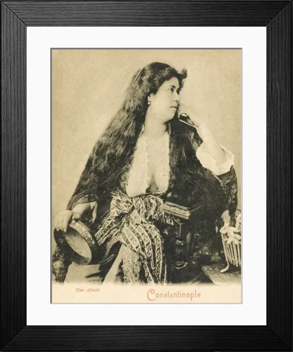 Framed Print : A Constantinople Harem Girl Framed Print : A Constantinople Harem Girl