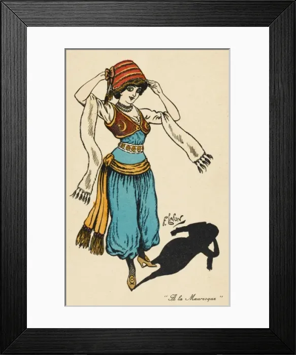Framed Print : Turkish Girl - Moorish