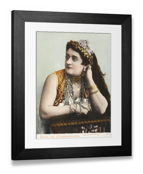 Framed Print : Oriental Beauty from Constantinople Framed Print : Oriental Beauty from Constantinople