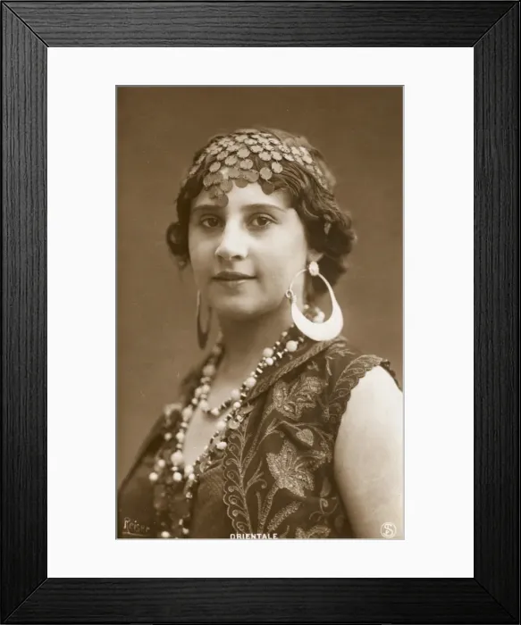 Framed Print : Oriental Ottoman Beauty Framed Print : Oriental Ottoman Beauty