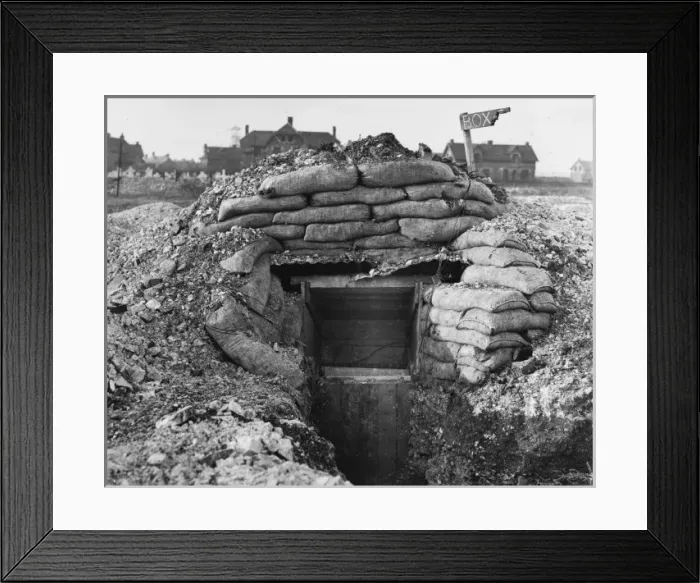 Framed Print : Signal Service dugout Framed Print : Signal Service dugout