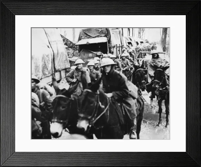 Framed Print : Australian troops Framed Print : Australian troops