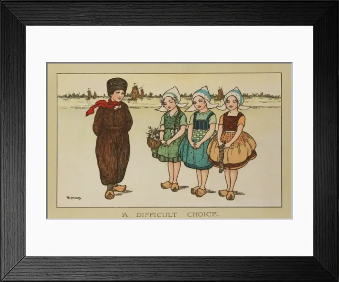 Framed Print : A difficult choice by Florence Hardy Framed Print : A difficult choice by Florence Hardy