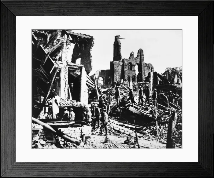 Framed Print : Ypres, World War I Framed Print : Ypres, World War I