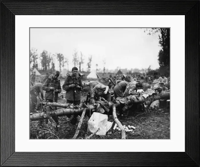 Framed Print : Soldiers at Ypres Framed Print : Soldiers at Ypres