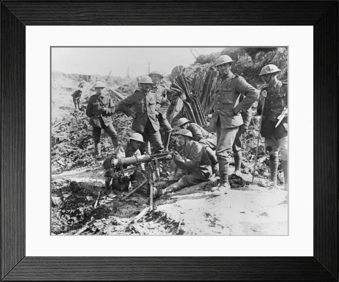 Framed Print : Canadian soldiers 1916 Framed Print : Canadian soldiers 1916