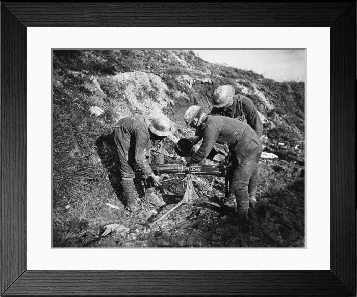 Framed Print : Vickers Machine Gun Framed Print : Vickers Machine Gun