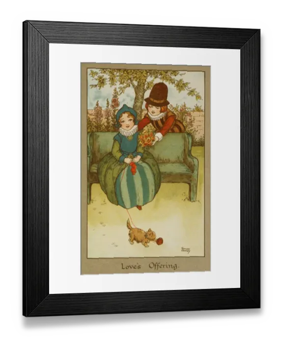 Framed Print : Loves Offering by Florence Hardy Framed Print : Loves Offering by Florence Hardy