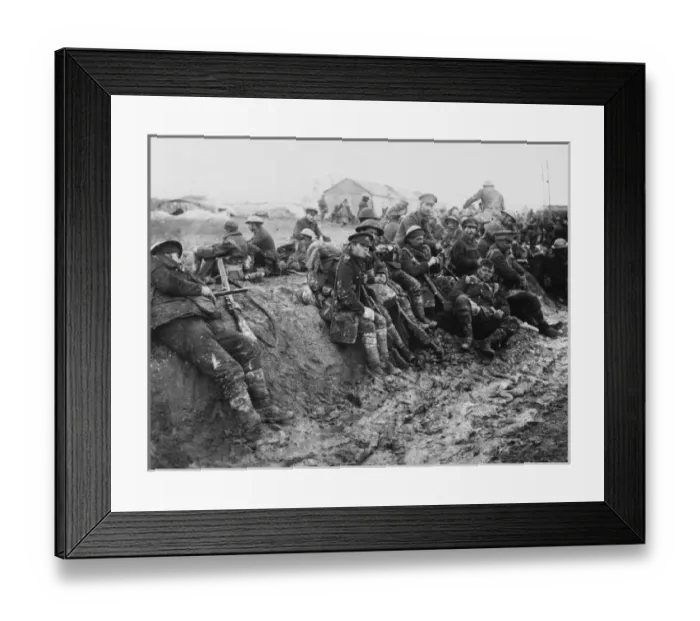 Framed Print : British troops, the Somme 1916 Framed Print : British troops, the Somme 1916