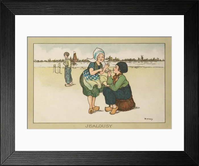 Framed Print : Jealous love triangle by Florence Hardy Framed Print : Jealous love triangle by Florence Hardy