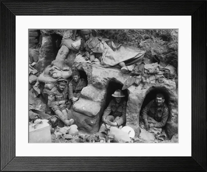 Framed Print : Thiepval Wood 1916 Framed Print : Thiepval Wood 1916