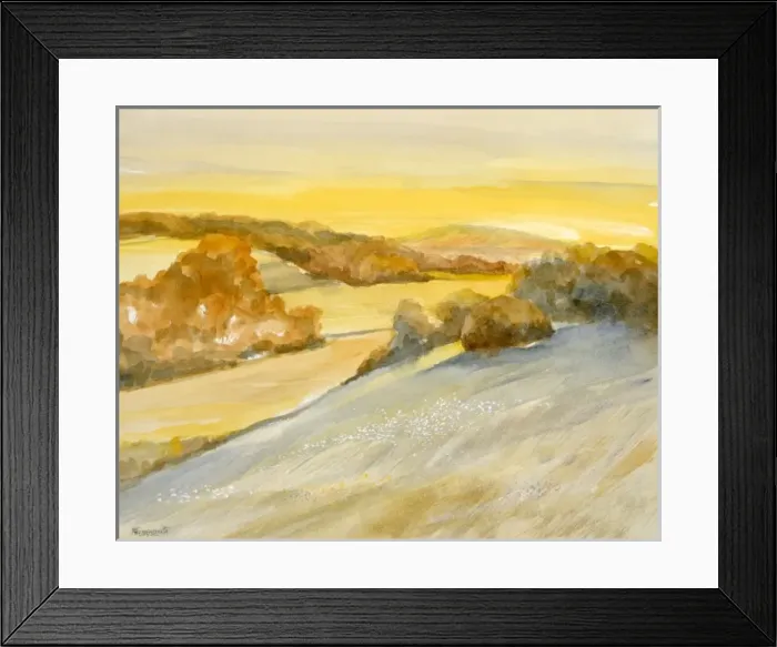 Framed Print : High Summer Hills Framed Print : High Summer Hills