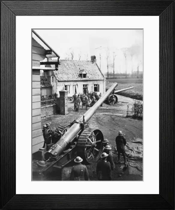 Framed Print : German offensive on the Lys Framed Print : German offensive on the Lys