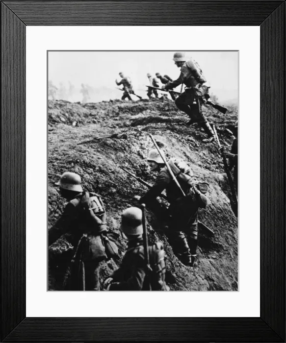 Framed Print : Battle of Lys 1918 Framed Print : Battle of Lys 1918