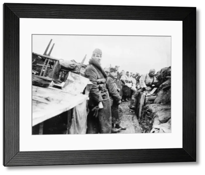 Framed Print : British troops in France Framed Print : British troops in France