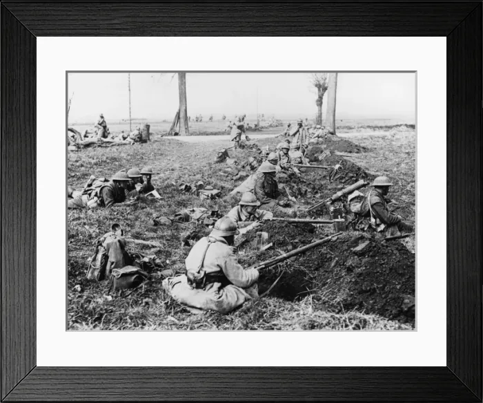 Framed Print : Nesle 1918 Framed Print : Nesle 1918