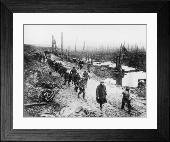Framed Print : Ancre Valley 1916 Framed Print : Ancre Valley 1916
