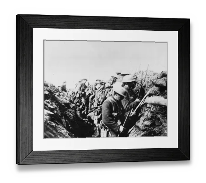 Framed Print : Canadian troops 1916 Framed Print : Canadian troops 1916
