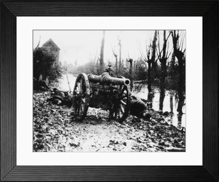 Framed Print : Battle Neuve Chapelle 1915 Framed Print : Battle Neuve Chapelle 1915