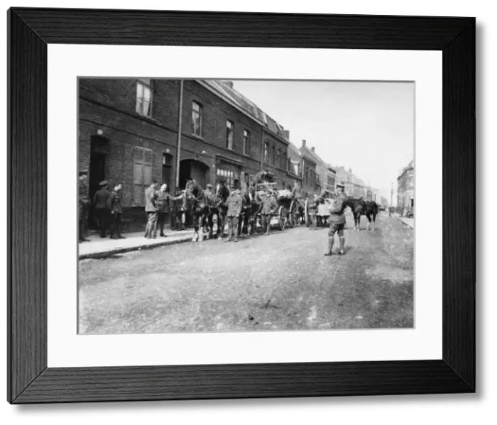 Framed Print : British troops in France 1914 Framed Print : British troops in France 1914