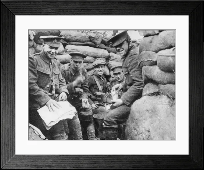 Framed Print : British troops in France 1914 Framed Print : British troops in France 1914