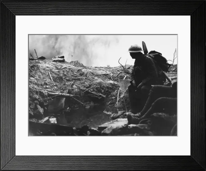 Framed Print : British Front 1915 Framed Print : British Front 1915