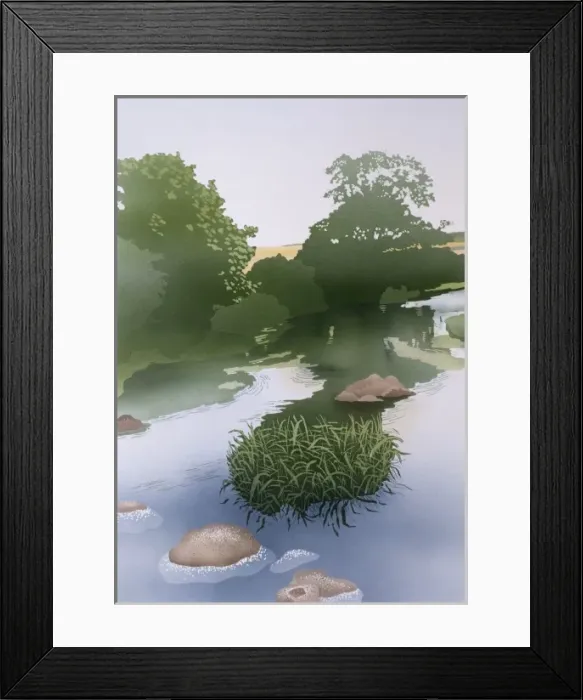 Framed Print : A countryside stream Framed Print : A countryside stream