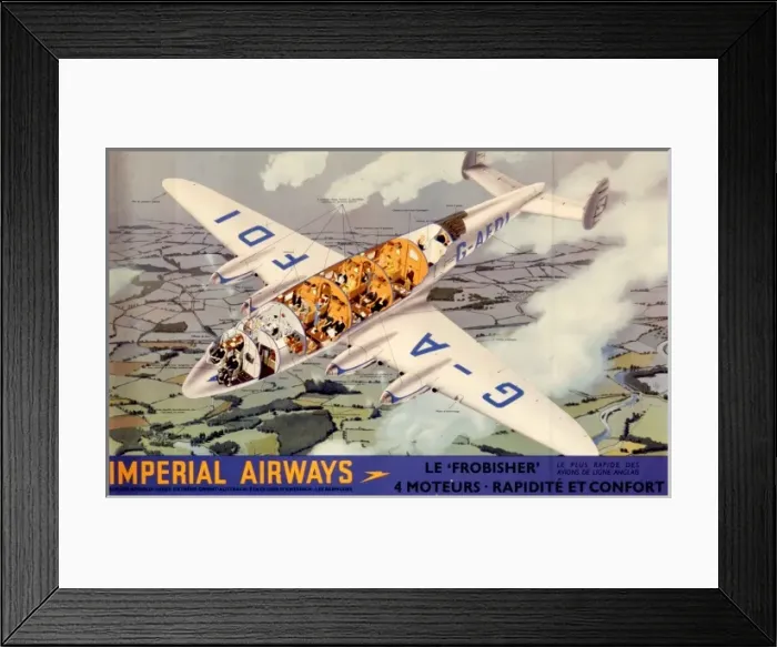 Framed Print : Imperial Airways G-AFDI Framed Print : Imperial Airways G-AFDI