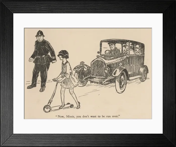 Framed Print : Scooter girl Framed Print : Scooter girl
