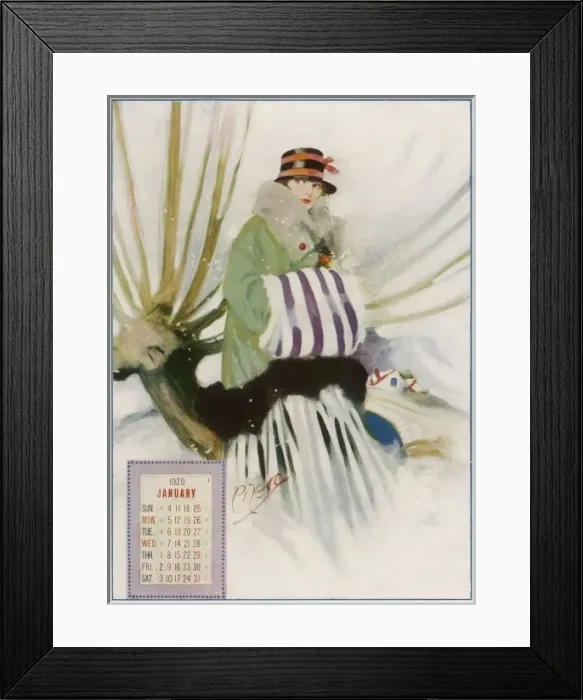 Framed Print : January by Pizer Framed Print : January by Pizer