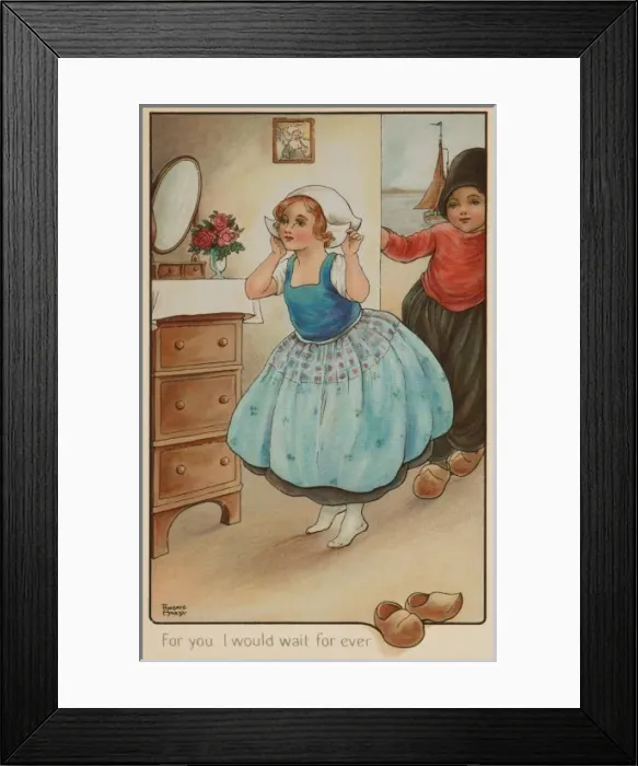 Framed Print : For You I Would Wait Forever by Florence Hardy Framed Print : For You I Would Wait Forever by Florence Hardy