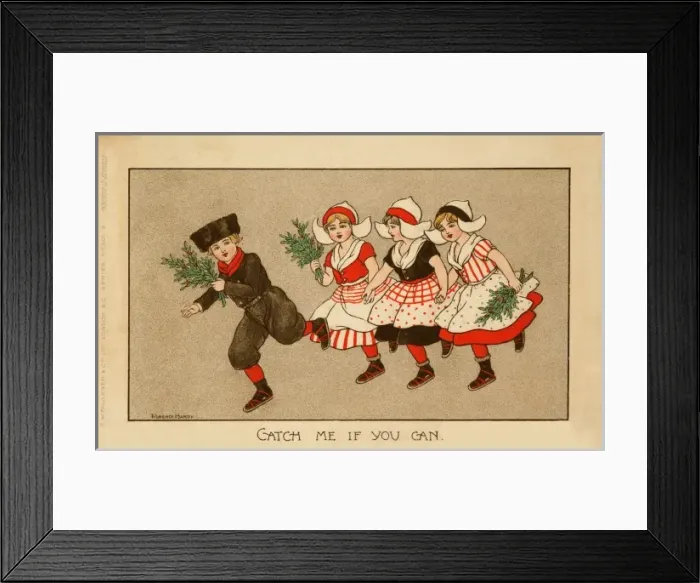 Framed Print : Catch me if you can by Florence Hardy Framed Print : Catch me if you can by Florence Hardy