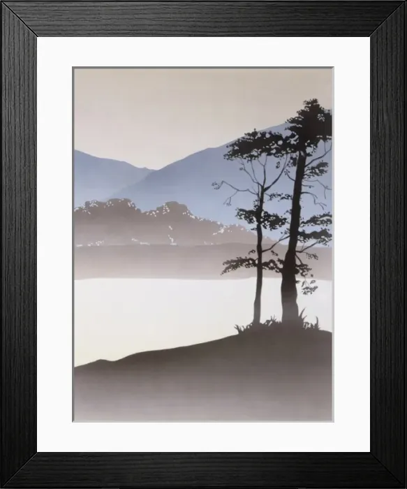 Framed Print : Triptych Landscape - Mountain Lake - Right Framed Print : Triptych Landscape - Mountain Lake - Right