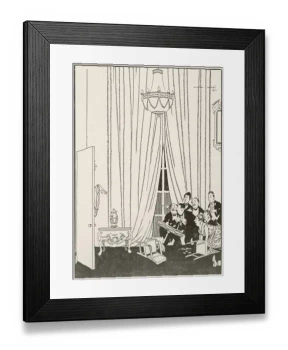 Framed Print : The Interrupted Seance by Arthur Watts Framed Print : The Interrupted Seance by Arthur Watts
