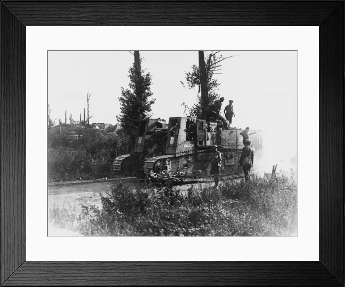 Framed Print : British supply tank 1917 Framed Print : British supply tank 1917
