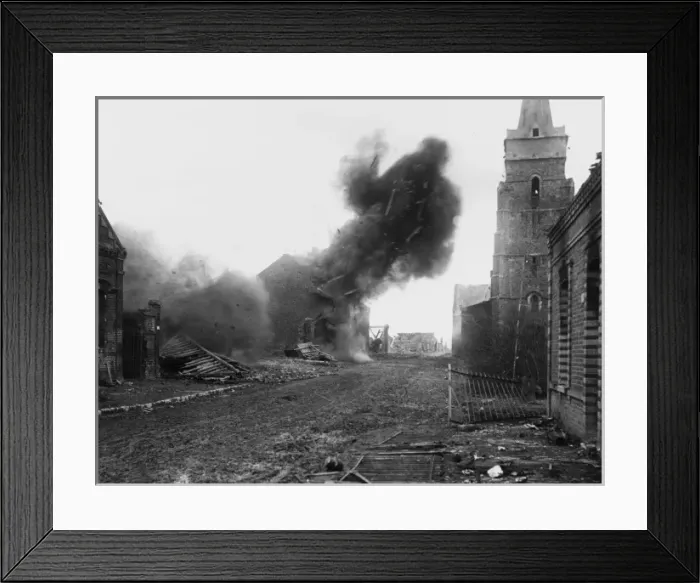 Framed Print : Explosion 1917 Framed Print : Explosion 1917