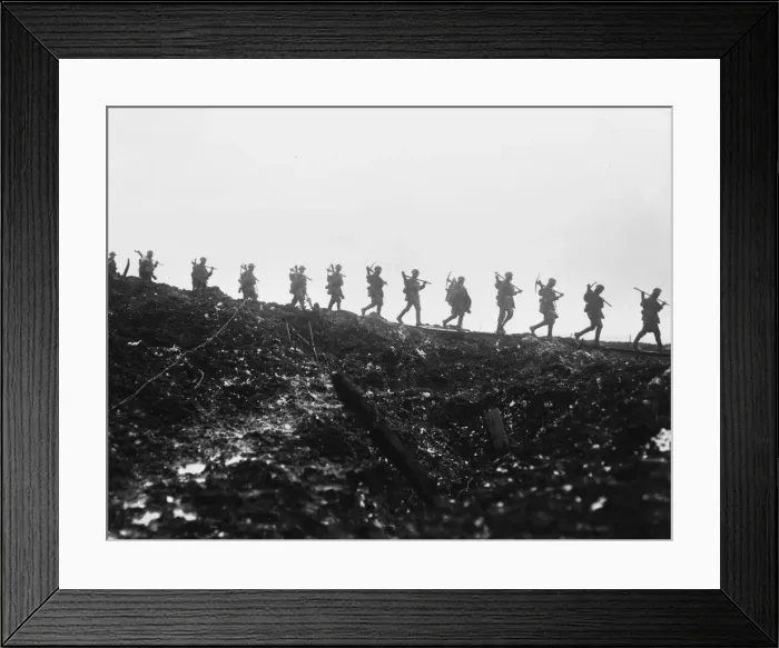 Framed Print : Operations on the Ancre 1917 Framed Print : Operations on the Ancre 1917