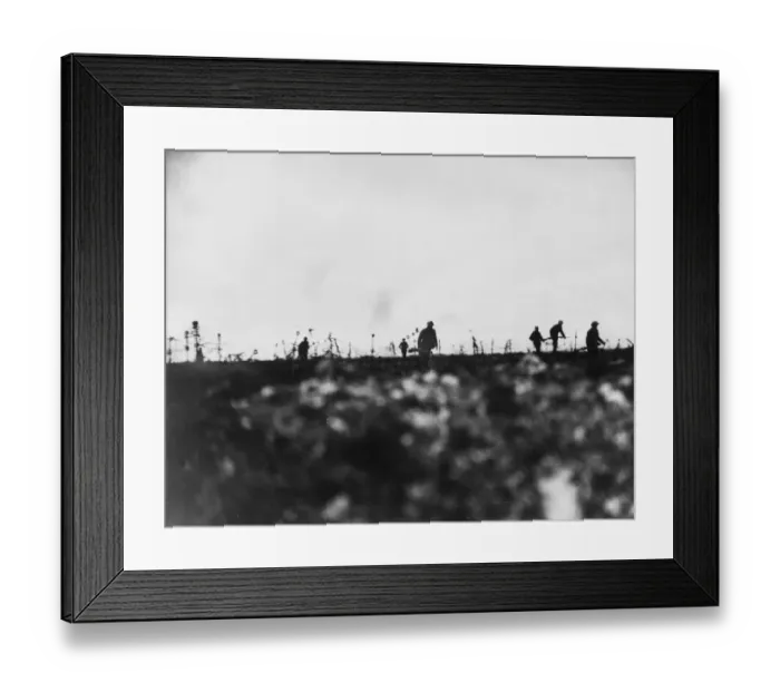 Framed Print : British front in France, 1917 Framed Print : British front in France, 1917