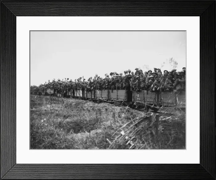 Framed Print : Battle of Pilkem Ridge 1917 Framed Print : Battle of Pilkem Ridge 1917