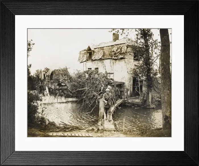 Framed Print : Boesinghe 1917 Framed Print : Boesinghe 1917
