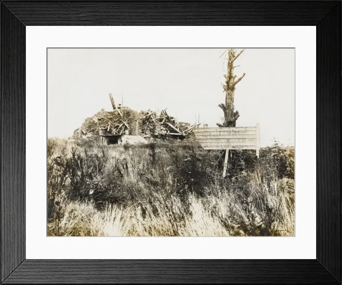 Framed Print : Contalmaison Chateau 1917 Framed Print : Contalmaison Chateau 1917