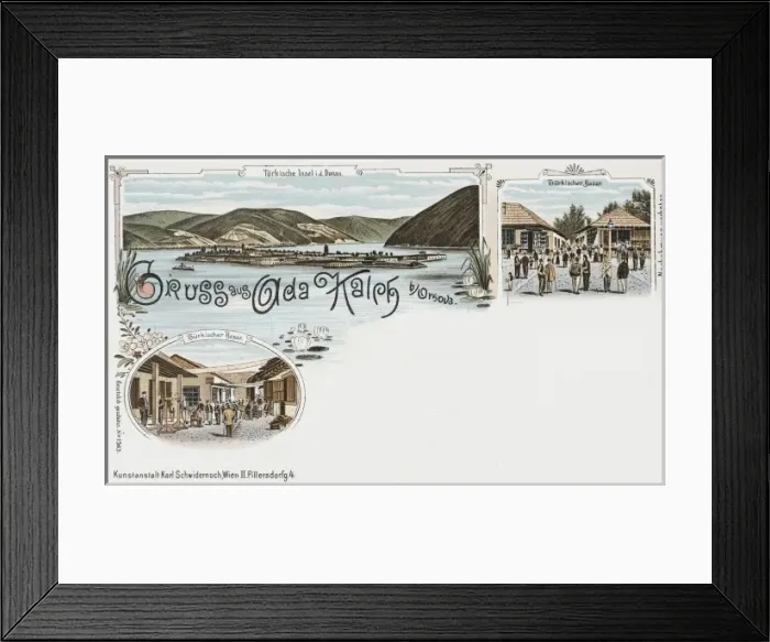 Framed Print : Ada-Kaleh - fortified Turkish Island Framed Print : Ada-Kaleh - fortified Turkish Island